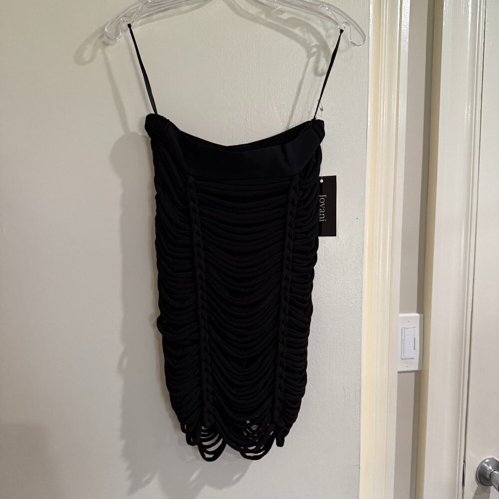 Jovani Slinky Mini Skirt